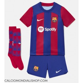 Maglie da calcio Barcelona Pedri Gonzalez #8 Prima Maglia Bambino 2023-24 Manica Corta (+ Pantaloni corti)